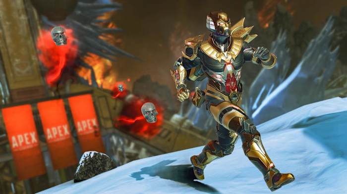 Fuse's new Legendary Skin in the Apex Legends Harbinger Collection Event.